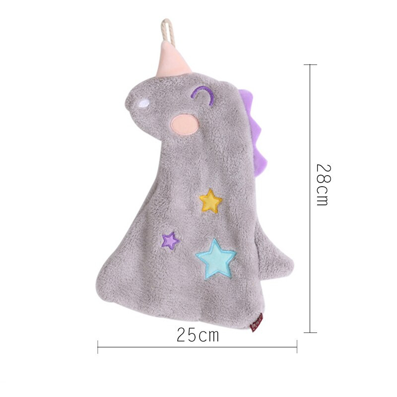 Coral Catifea Catoon Animal Prosoape moi de mână Prosop de baie Carpe absorbante de curățare Prosoape de bucătărie pentru casă Prosoape de mâini pentru copii