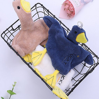 Cartoon Animal Lovely Duck Wipe Πετσέτα Απορροφητική Κρεμαστά Πλύσιμο Χεριών Πετσέτα Μαντήλι Wipe Clean Πανί