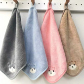 Mielas animacinis filmukas pakabinamas rankšluostis Minkštas kūdikių berniukų mergaičių Vaikams greitai išdžiūstantis veidui vonios rankšluosčiai Namų virtuvė Vonios sugerianti skalbimo šluostė