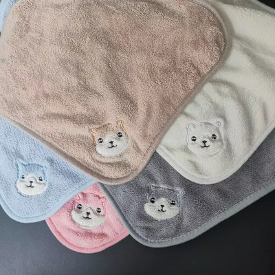 Mielas animacinis filmukas pakabinamas rankšluostis Minkštas kūdikių berniukų mergaičių Vaikams greitai išdžiūstantis veidui vonios rankšluosčiai Namų virtuvė Vonios sugerianti skalbimo šluostė