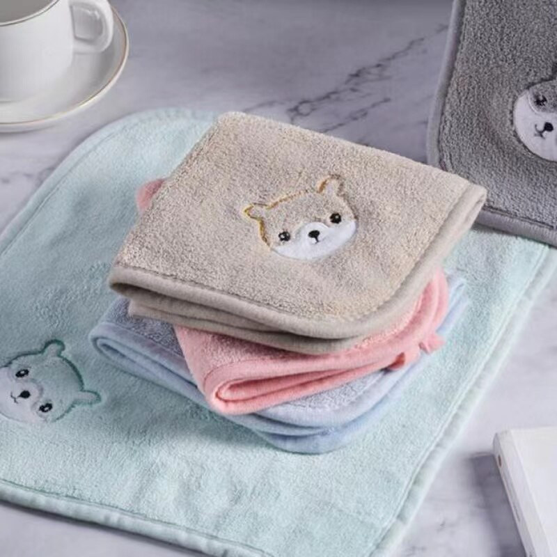 Mielas animacinis filmukas pakabinamas rankšluostis Minkštas kūdikių berniukų mergaičių Vaikams greitai išdžiūstantis veidui vonios rankšluosčiai Namų virtuvė Vonios sugerianti skalbimo šluostė