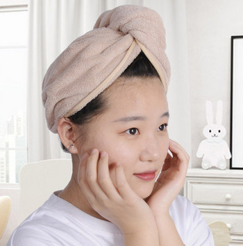 πετσέτα μικροϊνών πιστολάκι μαλλιών τουρμπάνι Γυναικείες πετσέτες Καπέλο στεγνώματος μαλλιών για κορίτσια Πετσέτα για τα μαλλιά γρήγορα