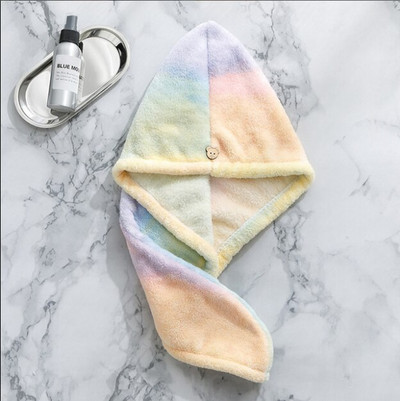 1 pachet de prosoape de păr umed înveliș din microfibră, prosoape de cap cu uscare rapidă, super absorbante, anti-încrețire, șapcă turban de baie pentru duș spa