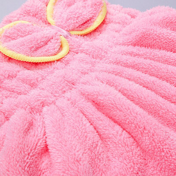 Πετσέτες μαλλιών 5 χρωμάτων Μικροϊνών Στερεά και γρήγορα στεγνώνουν καπέλο μαλλιών Μαλλιά τουρμπάνι Γυναικεία κορίτσια Γυναικεία καπέλα μπάνιου Πετσέτα στεγνώματος Καπέλο περιτυλίγματος κεφαλής