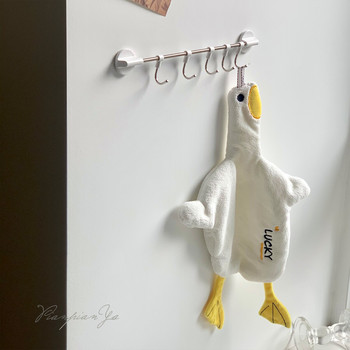 Cartoon Lovely Duck Wipe Hands Towel Ball Super απορροφητικό γρήγορο στέγνωμα μαλακό στην αφή Αποτρέπει την ανάπτυξη βακτηρίων για την κουζίνα