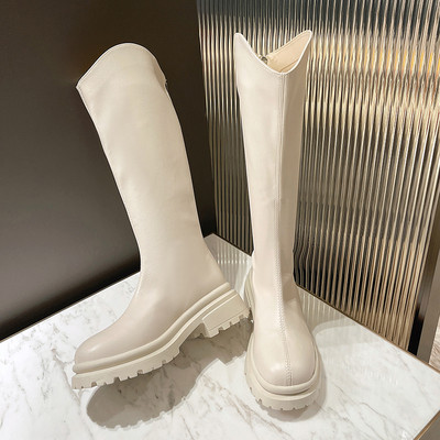 Naujas keturių spalvų moteriškų eko odos batų modelis