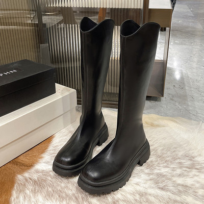 Naujas keturių spalvų moteriškų eko odos batų modelis