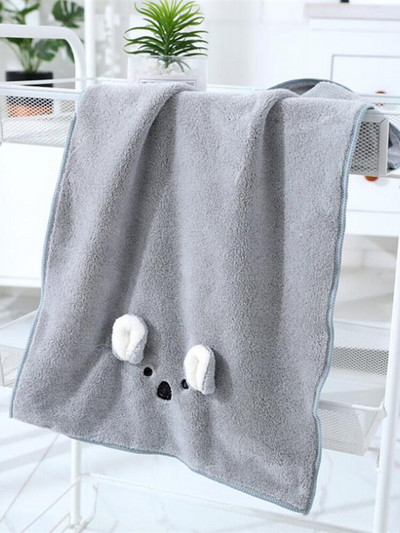 Prosop de mână încântător pentru bebeluși super moale, lână de coral, prosop de față pentru copii, absorbție solidă, prosop de mână pentru copii 35x75cm