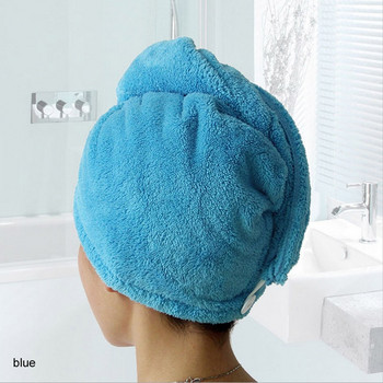 1 бр./опаковка кърпи за коса супер абсорбиращи 25x65 см дамски шапка за изсушаване на косата за баня домашен текстил бързосъхнещи салонни кърпи микрофибър