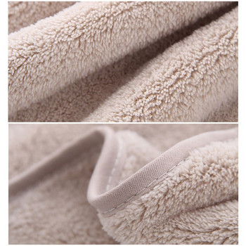 Висящи халки Бързосъхнеща мека кърпа, абсорбираща домашна хавлиена кърпа Коралово кадифено кадифено кърпи за ръце Кърпи за съдове