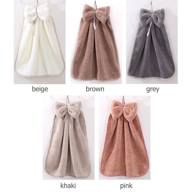 Konyha Fürdőszoba Puha ruha gyorsan száradó nedvszívó otthoni frottír törölközők mosogatórongyok kéztörlő korall bársony