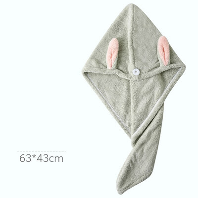 Moteriška plaukų džiovinimo kepuraitė, puikiai sugerianti greitai džiūstanti kepurė, sausa plaukų rankšluosčių rinkinys vonios kambariui F