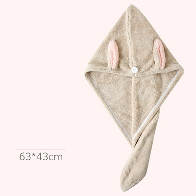 Moteriška plaukų džiovinimo kepuraitė, puikiai sugerianti greitai džiūstanti kepurė, sausa plaukų rankšluosčių rinkinys vonios kambariui F