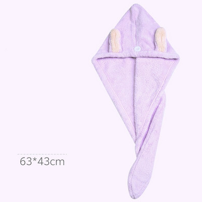 Moteriška plaukų džiovinimo kepuraitė, puikiai sugerianti greitai džiūstanti kepurė, sausa plaukų rankšluosčių rinkinys vonios kambariui F