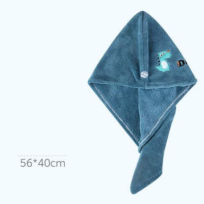 Moteriška plaukų džiovinimo kepuraitė, puikiai sugerianti greitai džiūstanti kepurė, sausa plaukų rankšluosčių rinkinys vonios kambariui F