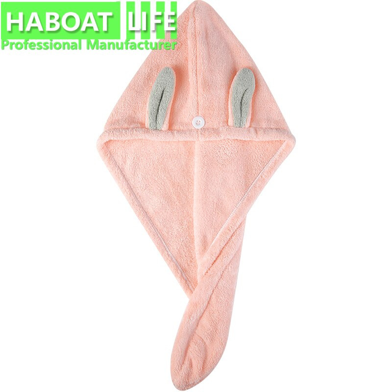 Moteriška plaukų džiovinimo kepuraitė, puikiai sugerianti greitai džiūstanti kepurė, sausa plaukų rankšluosčių rinkinys vonios kambariui F