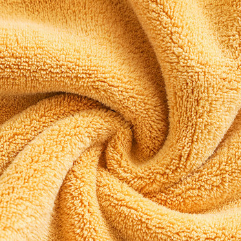 Двустранна кърпа за ръце за многократна употреба Коралов флис Меко, супер фино влакно, абсорбиращо вода, лък Декоративна висяща кърпа Почистване на кухня
