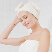 YADA úszótörölköző gyorsan száradó hajsapka nedvszívó törölközősapka turbán pakolás puha zuhany sapka törölköző felnőtteknek női TW200005