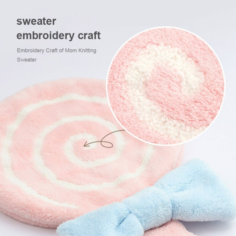 Pakabinamas rankšluostis, ledinuko formos šluostymas, rankšluostis su koraliniu aksomu, sugeriantis minkštas, mielas vaikiškas rankšluostis virtuvės vonios kambariui