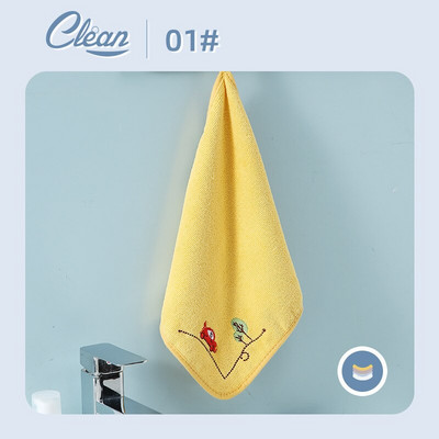 35X52CM Moale Coral Catifea Fructe drăguțe Prosoape de mână Prosoape Absorbante Agățate Bucătărie Baie Șterge Accesorii pentru cârpă de curățare