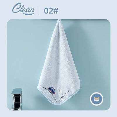 35X52CM Moale Coral Catifea Fructe drăguțe Prosoape de mână Prosoape Absorbante Agățate Bucătărie Baie Șterge Accesorii pentru cârpă de curățare