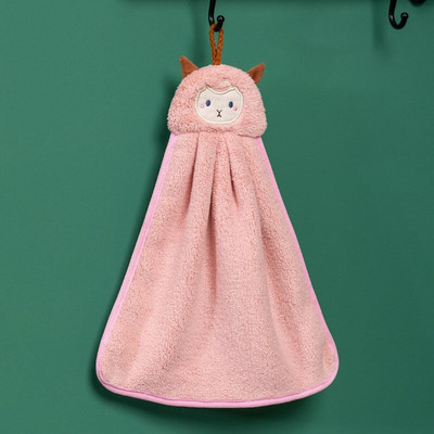 Prosop de 35 cm agățat din catifea moale de coral, prosop de bucătărie, prosop de baie, șterget absorbant, prosoape de pluș pentru agățat de mână