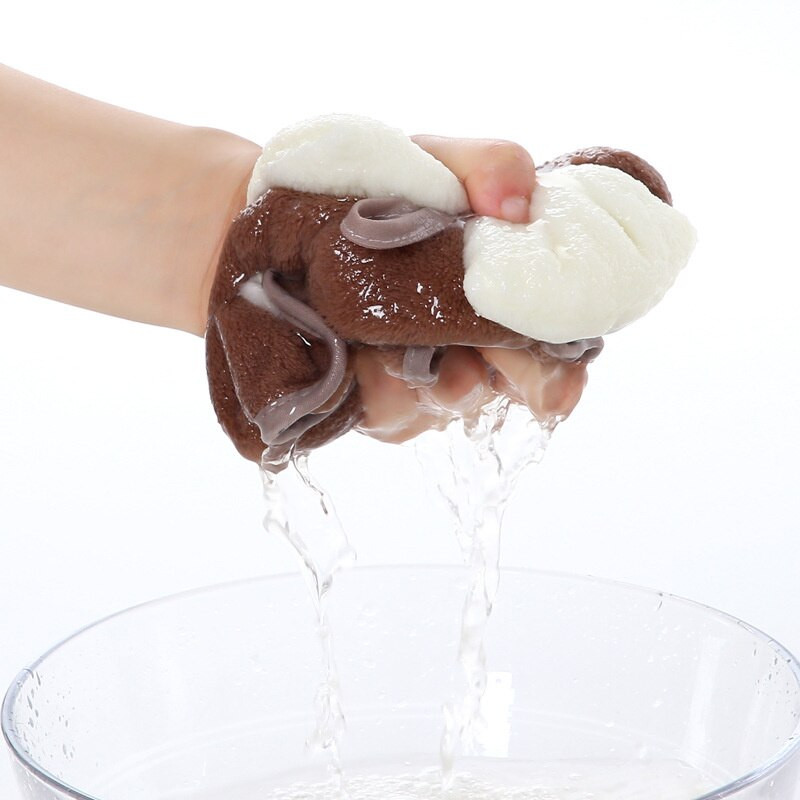 30x30cm Rankšluostis Bowknot Coral Velvet Love siuvinėta pakabinama minkšta medžiaga Super sugeriančios indų servetėlės virtuvės vonios kambariui