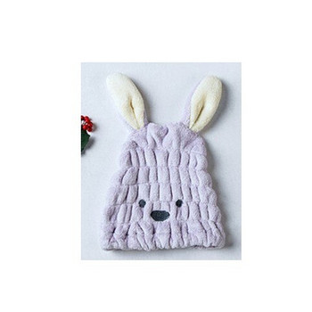 Cartoon Cute Ear Rabbit Dry ντους Πετσέτα μπάνιου Ισχυρή Απορροφητική Γρήγορη Στεγνώνει τα μαλλιά Αξεσουάρ περιτυλίγματος κεφαλής καπέλου 30*25cm 1 ΤΕΜ.