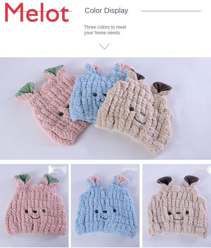 Capac de uscare a părului pentru copii Absorbant pentru fetiță, pentru curățarea capului, șapcă de duș pentru bebeluși, pentru uscare rapidă, pentru fetiță, prințesă, fetiță