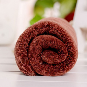 Микрофибърна кърпа за суха коса Фризьорски салон Бръснарница Салон за красота Специална кърпа Baotou Попиваща кърпа за парна баня 35X75CM