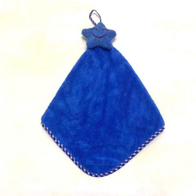 2 buc/lot 30*30 de desene animate agățat prosop de mână din catifea coral prosop agățat bucătărie baie cârpă drăguț prosop de mână pentru copii îngroșat