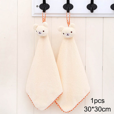 1vnt Korėjietiško stiliaus sieninis rankšluostis Animacinių filmų kiaulės nosinaitė virtuvės reikmenys siuvinėjimas Minkštas rankšluostis buičiai