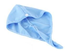 10db/tétel Fürdőszoba szuper nedvszívó, gyorsan száradó vastagabb mikroszálas női fürdőlepedő hajtörlő száraz sapka szalon törölköző szuperfinom rost