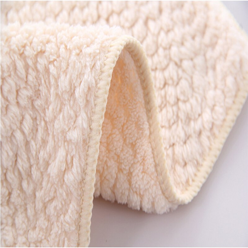 Prosop de mână agățat, absorbant moale, prosoape de curățare pentru bucătărie, baie, ananas, carouri, lână de coral, pânză curățată pătrată cu uscare rapidă