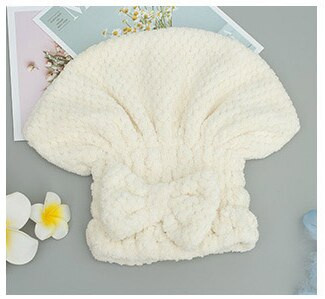 1 bucăți higroscopicitate bowknot coral ananas microfibră turban de păr uscat rapid păr pălărie șapcă înfășurată prosop Toallas prosoape