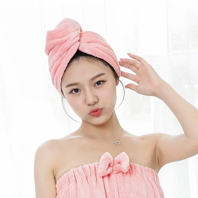 Căciulă de păr cu uscare rapidă Anti-încrețire și microfibră Prosoape de păr ultra absorbante Căciulă de păr lung pentru fete Căciulă de baie cu uscare rapidă