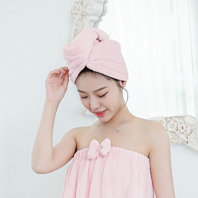 Căciulă de păr cu uscare rapidă Anti-încrețire și microfibră Prosoape de păr ultra absorbante Căciulă de păr lung pentru fete Căciulă de baie cu uscare rapidă