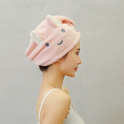 Căciulă de păr cu uscare rapidă Anti-încrețire și microfibră Prosoape de păr ultra absorbante Căciulă de păr lung pentru fete Căciulă de baie cu uscare rapidă