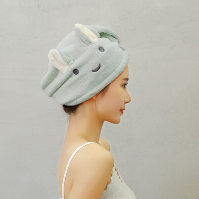 Căciulă de păr cu uscare rapidă Anti-încrețire și microfibră Prosoape de păr ultra absorbante Căciulă de păr lung pentru fete Căciulă de baie cu uscare rapidă