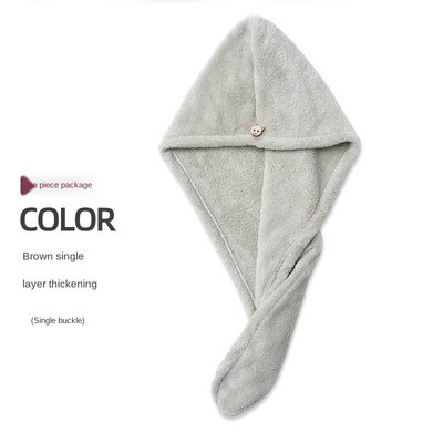 Kapa Super upijajuća kapa za tuširanje Ručnik za pranje kose Brzo sušeći ručnik Zatvoreni prsti Ženski podebljani dječji šal za dugu kosu Artefakt