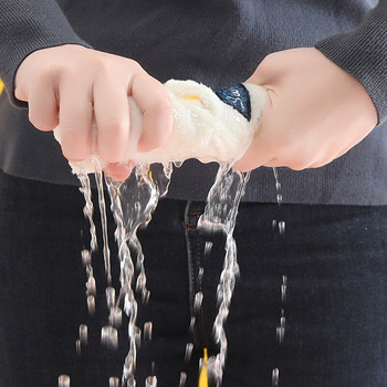 Μαλακές πετσέτες χεριών Cartoon Duck Πετσέτες μπάνιου από μικροΐνες από κοραλί βελούδο για απορροφητικό καθαρισμό πιάτων στο σπίτι