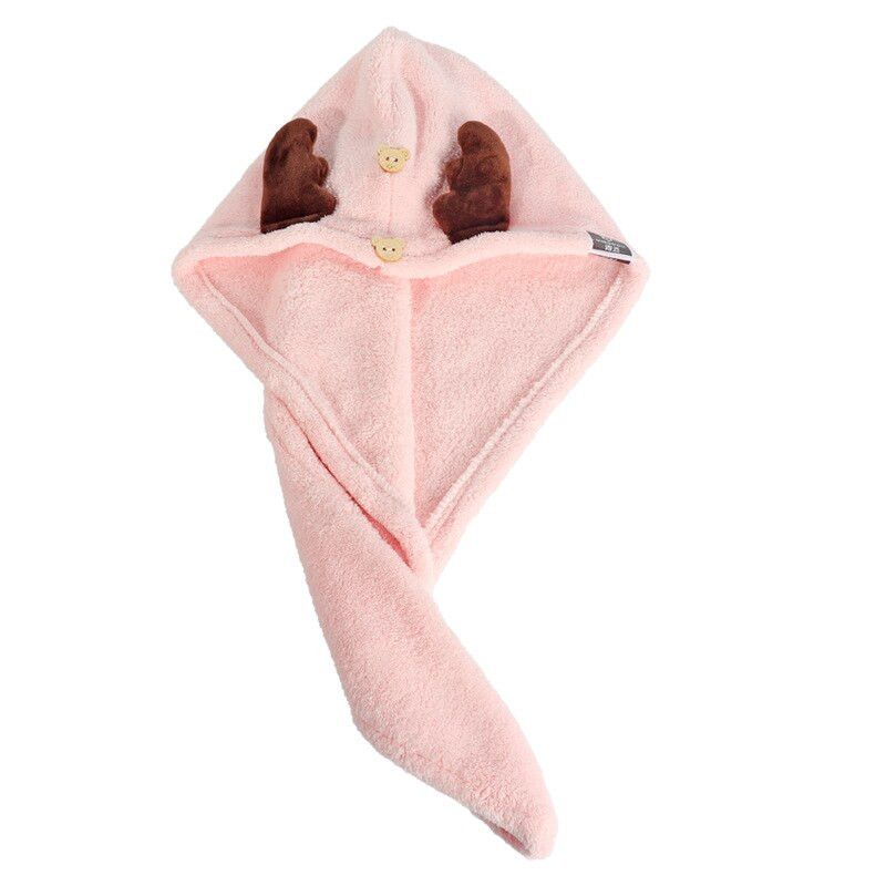 Sausų plaukų rankšluostis Mieli rageliai moterų ir vaikų plaukų džiovinimo kepurė Mikropluošto kietas rankšluostis Super Absorbciniai turbaniniai rankšluosčiai