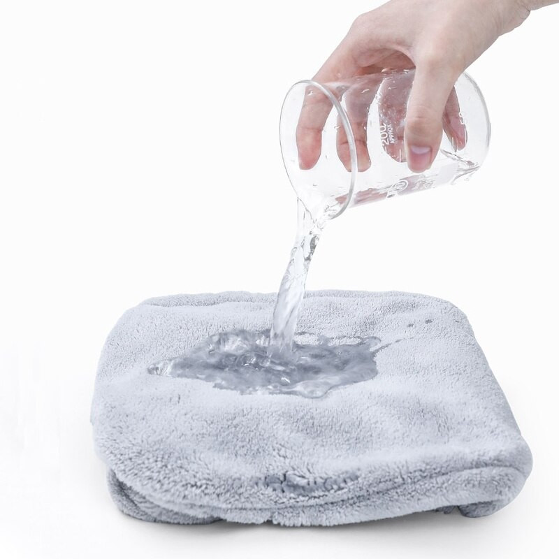 Mergaičių stipraus sugeriamumo plaukų džiovinimo kepuraitės Plaukų džiovinimo kepurė Greitai džiūstantis plaukų rankšluostis vonios kepuraitė Koralų vilnos mikropluošto kietas rankšluostis