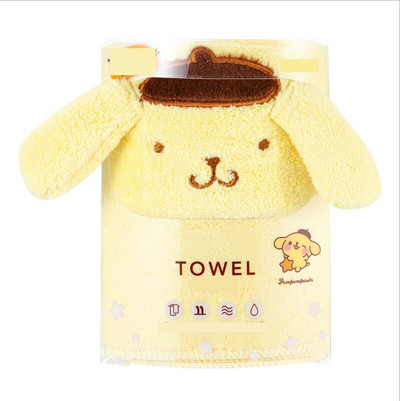 Prosop prosop de baie desene animate drăguț coral catifea moale Uscare rapidă Compact absorbant Super fashion curățare prosop de păr baie