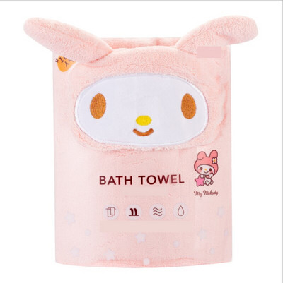 Prosop prosop de baie desene animate drăguț coral catifea moale Uscare rapidă Compact absorbant Super fashion curățare prosop de păr baie