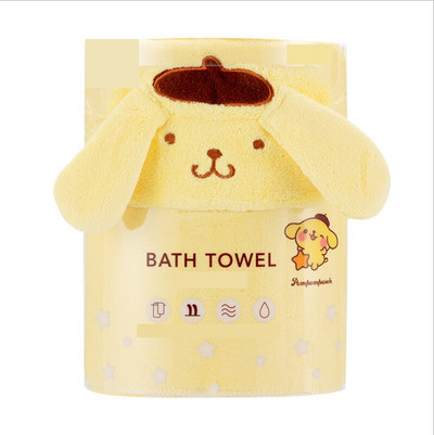 Prosop prosop de baie desene animate drăguț coral catifea moale Uscare rapidă Compact absorbant Super fashion curățare prosop de păr baie