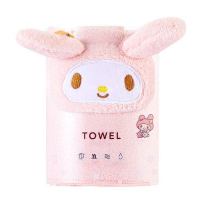 Prosop prosop de baie desene animate drăguț coral catifea moale Uscare rapidă Compact absorbant Super fashion curățare prosop de păr baie