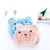 Hajszárító sapka otthoni vízszívó törölköző zuhany sapka haj gyorsan száradó turbán Cartoon extra vastag nedvszívó fürdősapka felnőtteknek