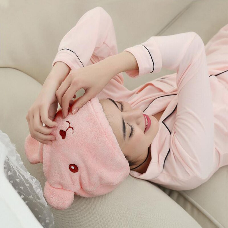 Hajszárító sapka otthoni vízszívó törölköző zuhany sapka haj gyorsan száradó turbán Cartoon extra vastag nedvszívó fürdősapka felnőtteknek