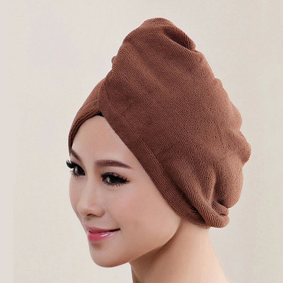 „Magic Microfiber Hair“ greitai džiūstantis plaukų džiovintuvas rankšluosčių įvyniojamas kepurėlis „Quick Cap Turban Dry Lady Bath Tool“ plaukų džiovintuvas